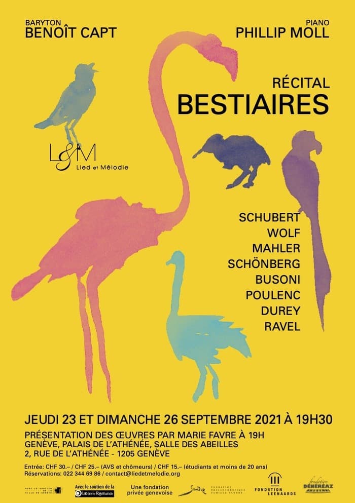 Récital Bestiaires
