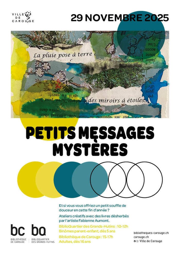 Petits messages mystères : ateliers créatifs de l’Avent