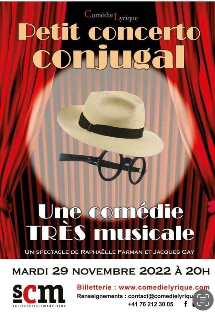 Comédie Lyrique présente sa nouvelle production: Petit Concerto Conjugal