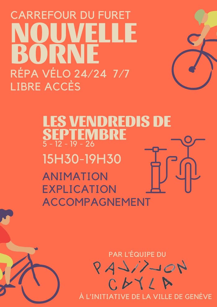 Animation borne de répa vélo - St Jean-Charmilles