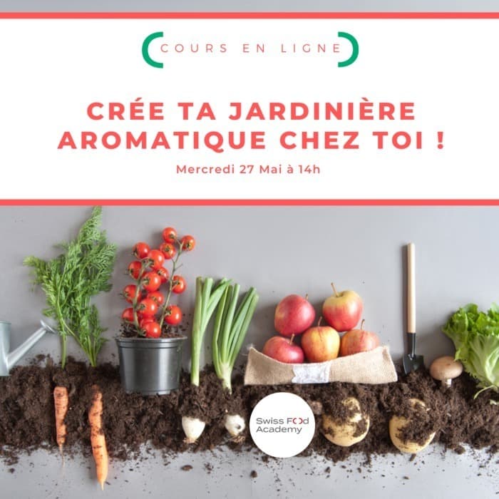 Crée ta jardinière aromatique chez toi !
