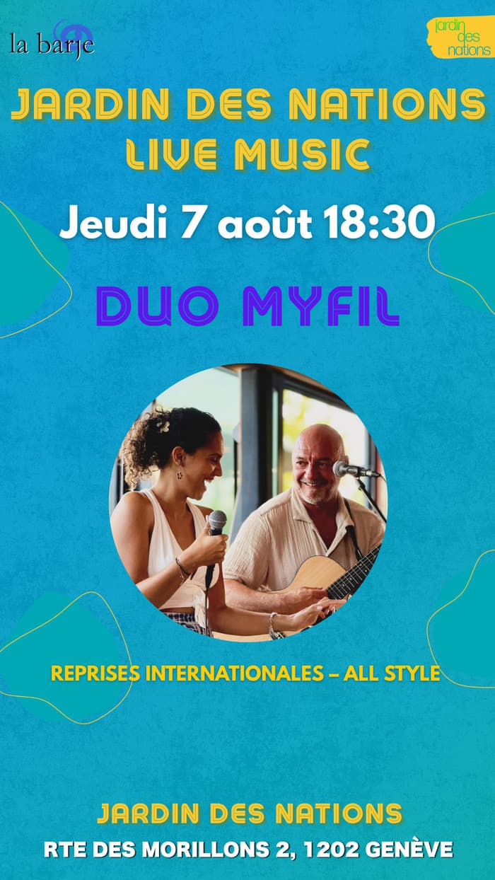 Live music à la Barje des Lavandières : Duo MyFill