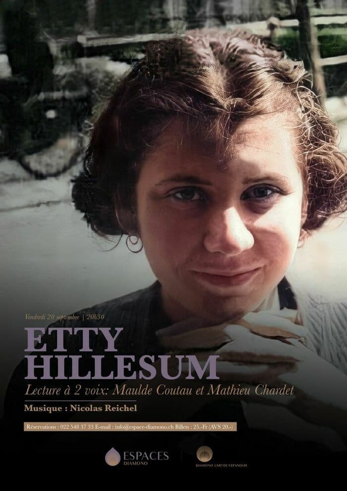 Musique & Poésie – Lecture du journal d'Etty Hillesum: « la joie malgré tout »