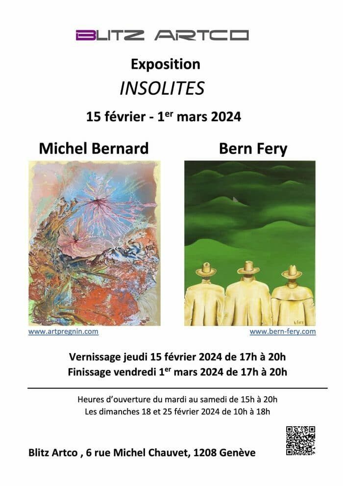 Exposition d'Art - Michel Bernard et Bern Fery - INSOLITES
