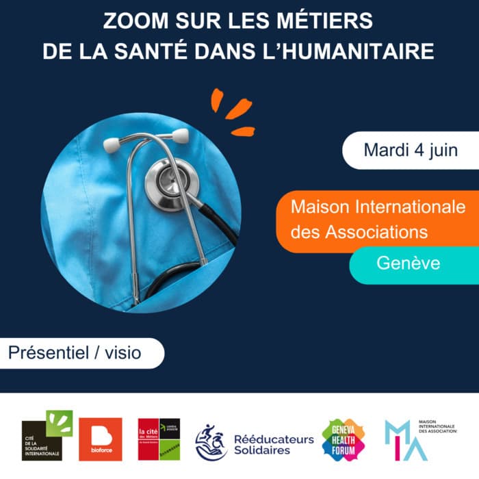 Session d'information sur les métiers de la santé dans la solidarité internationale et l'humanitaire