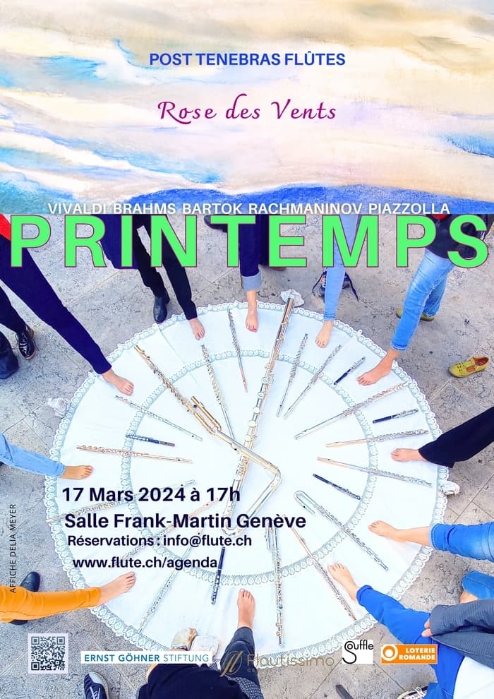 Post Tenebras Flûtes, concert de l’ensemble de flûtes traversières