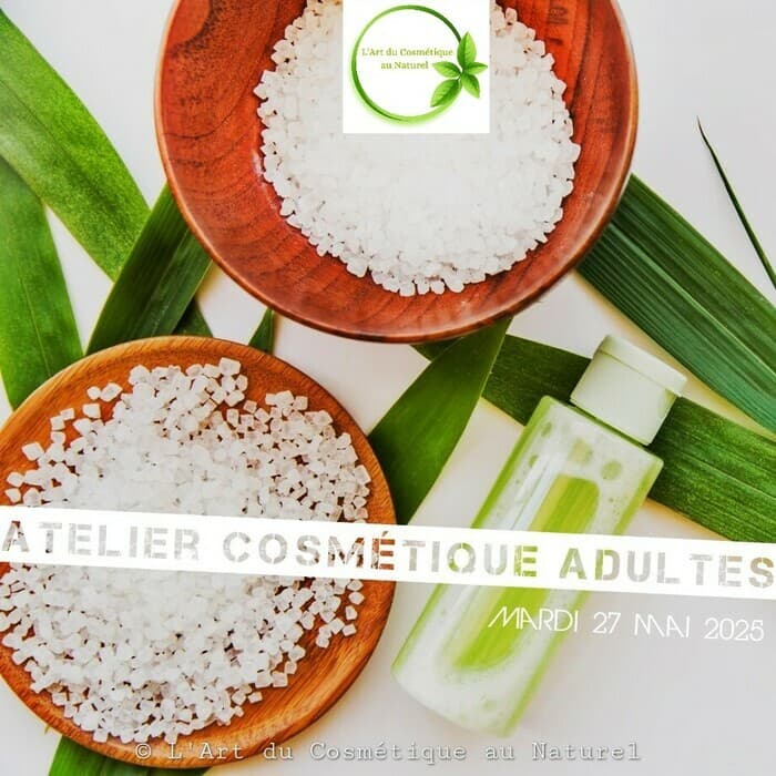 Atelier cosmétique pour adultes: Fabriquez votre Gommage corps & votre Soin capillaire exotiques!