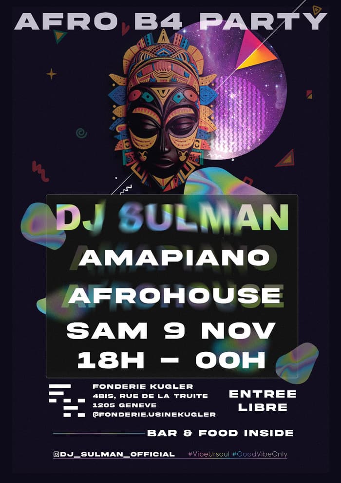 AFRO BEFORE PARTY // Amapiano & Afrohouse