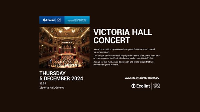 Ecolint Centenary Orchestra avec Scott Stroman