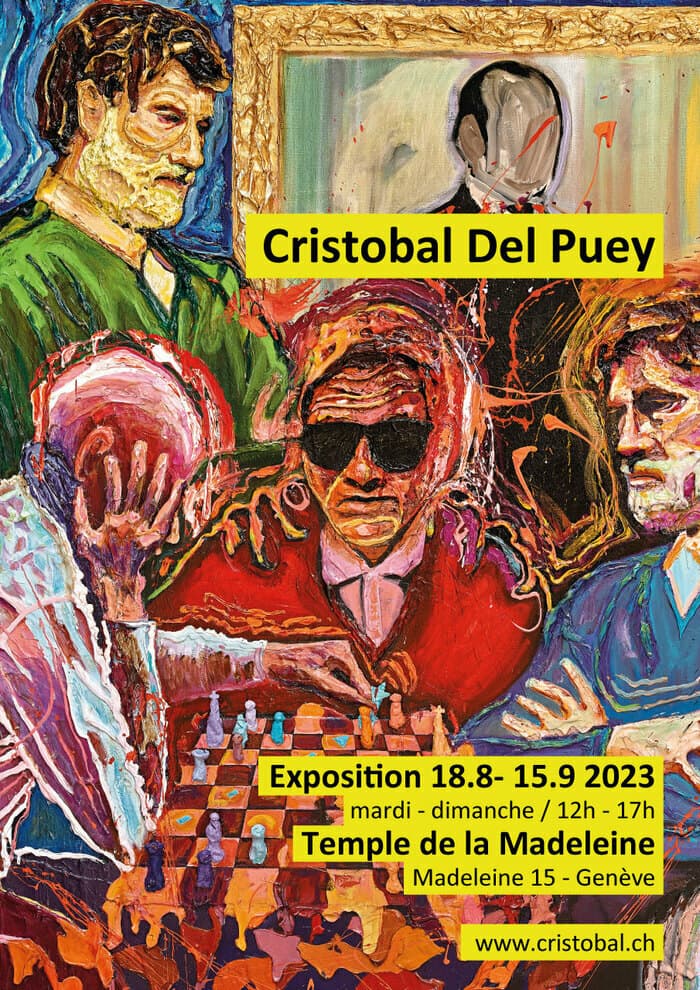 « Geneva Paradiso » par l’artiste Cristobal Del Puey. Une exposition qui interpelle sur Genève et les Genevois.