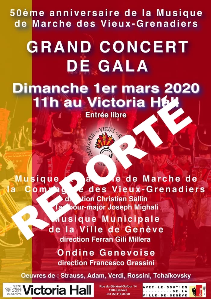 Musique des Vieux-Grenadiers; Musique Municipale de la Ville de Genève; Ondine Genevoise