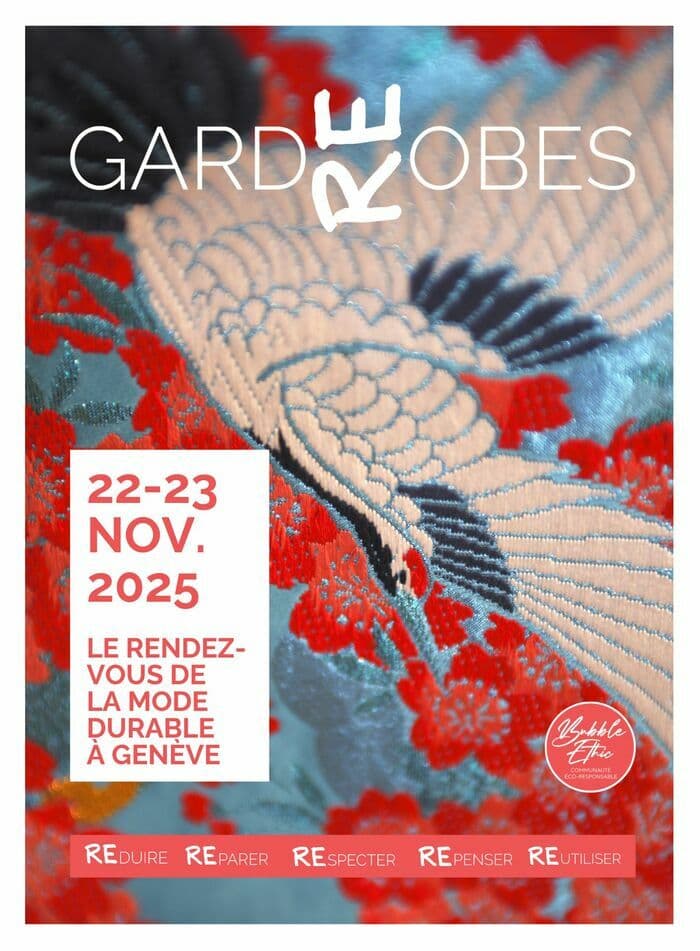 Garderobes: le rendez-vous de la mode durable à Genève du 22-23 Nov 2025