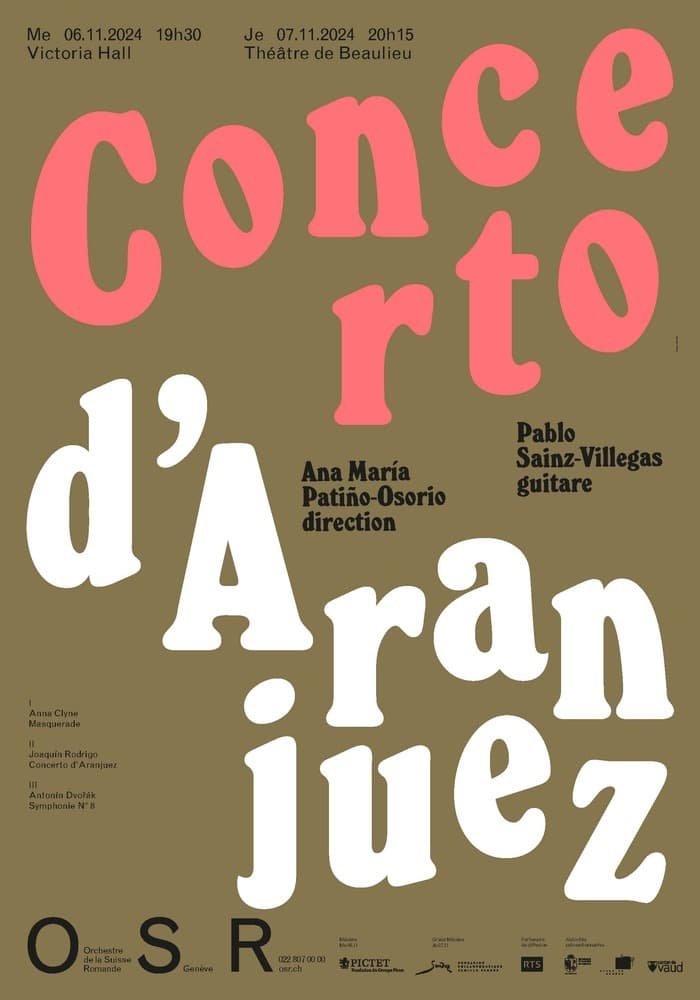 OSR: Ana María Patiño-Osorio dirige le Concerto d’Aranjuez avec Pablo Sainz-Villegas à la guitare
