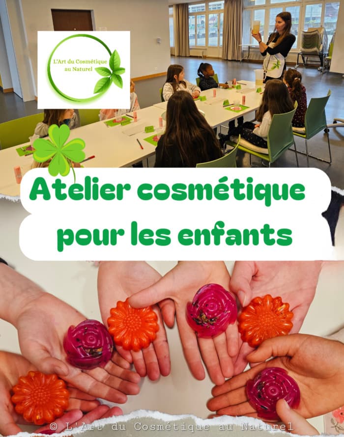 Ateliers de création de cosmétiques naturels pour les enfants