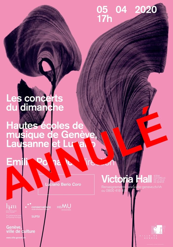 * Concert annulé *