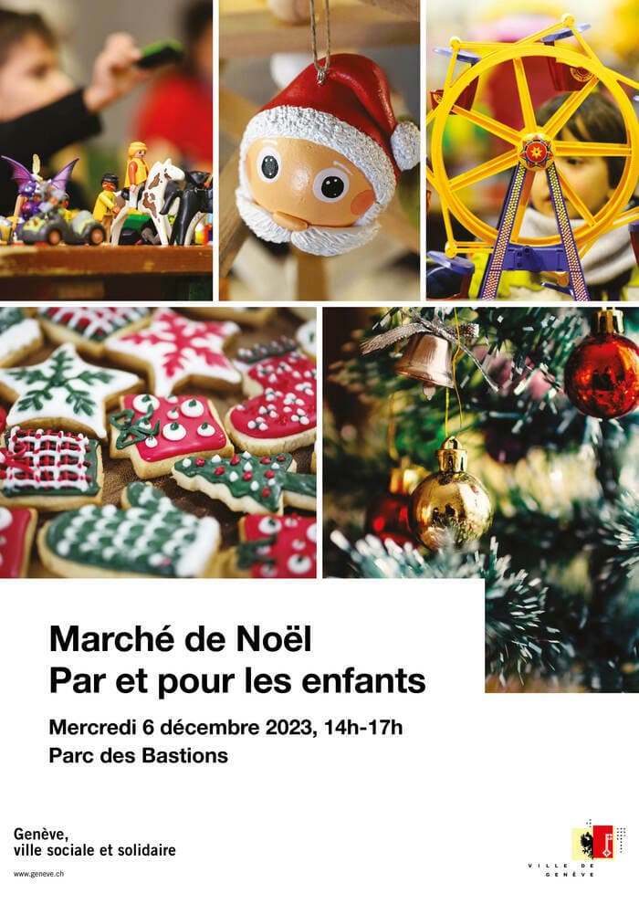 Le Marché de Noël par et pour les enfants au parc des Bastions!