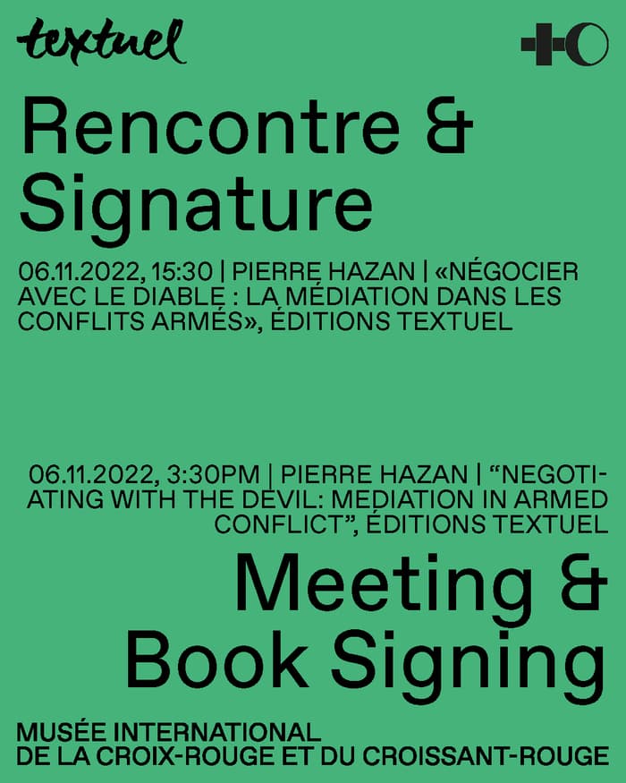 Rencontre signature avec Pierre Hazan