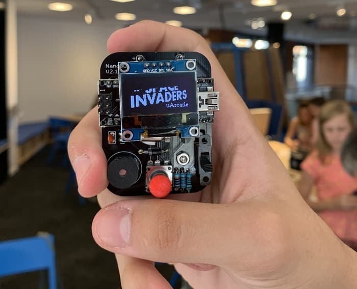 Fabrication d'une mini console Space Invaders