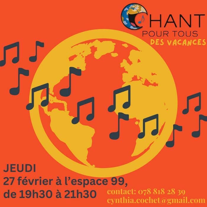 Chant pour tous des Vacances