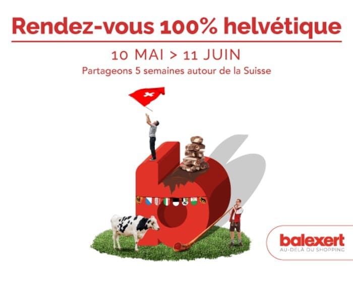 Stands et animations helvétiques à Balexert