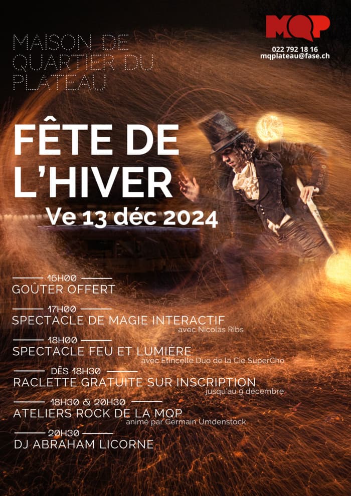 Fête d'hiver à la maison de quartier du Plateau
