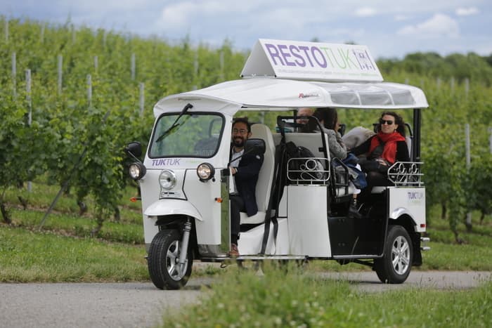 Balade des vignobles en TukTuk Genève