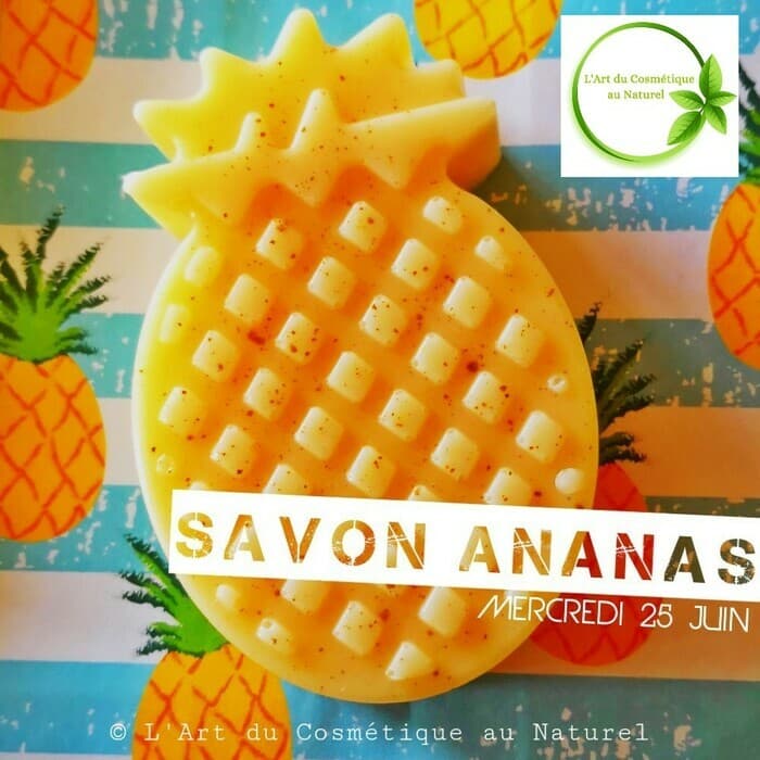 Atelier cosmétique pour enfant: fabrication Savon 100% ananas