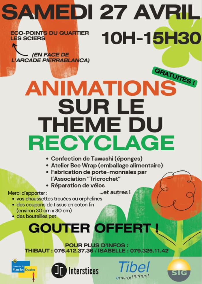 Animations sur le thème du recyclage