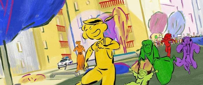 Courts animés sous les étoiles en famille