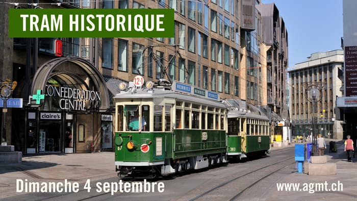 Balade dans Genève en Tram Historique