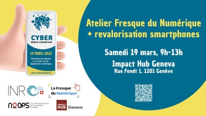 Atelier Fresque du Numérique et revalorisation des smartphones