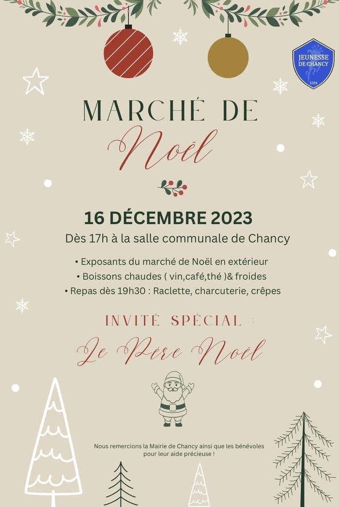 MARCHE DE NOËL A CHANCY