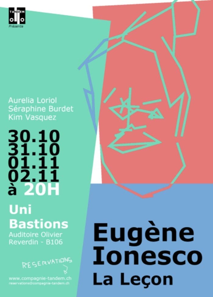 "La Leçon" d'Eugène Ionesco par la compagnie Tandem