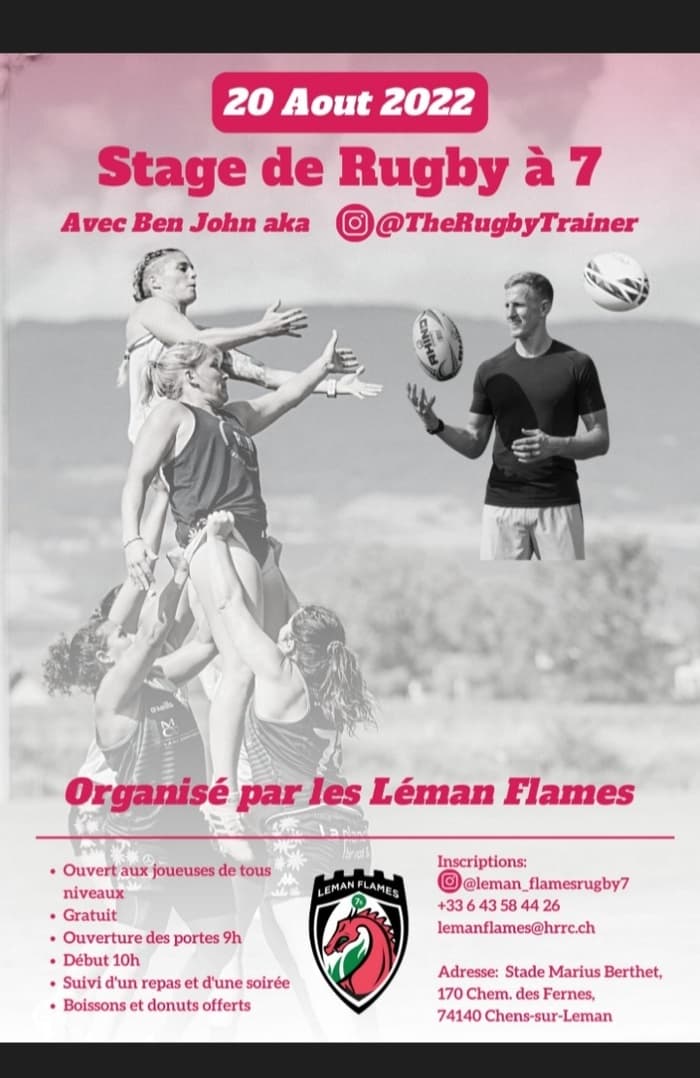 Stage de rugby féminin à 7