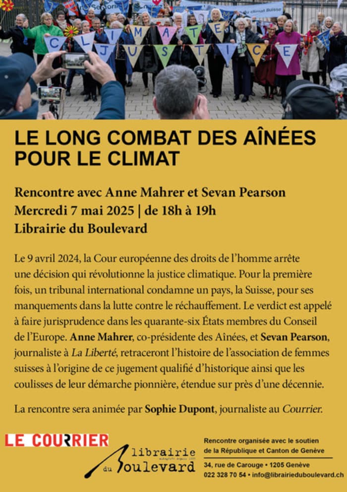 Le long combat des aînés pour le climat - Rencontre avec Anne Mahrer et Sevan Pearson
