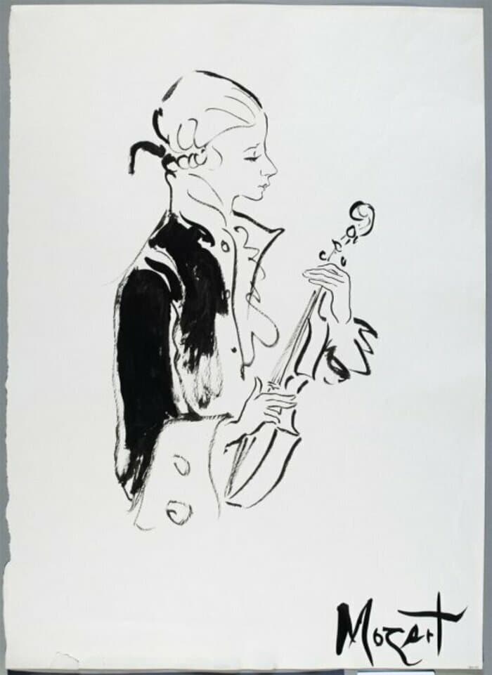 La sonate pour clavier avec accompagnement de violon (Mozart)