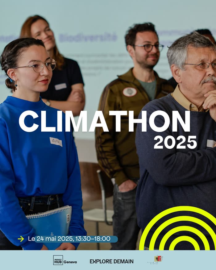 Climathon Genève 2025 | Consultation citoyenne: votre voix pour penser un futur lieu ressource autour de la transition écologique !