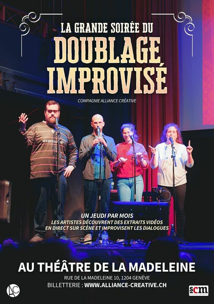 La Grande soirée du DOUBLAGE IMPROVISÉ