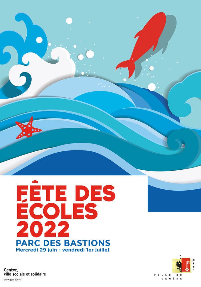 La fête des écoles du cycle élémentaire est de retour au parc des Bastions sur le thème de la mer!