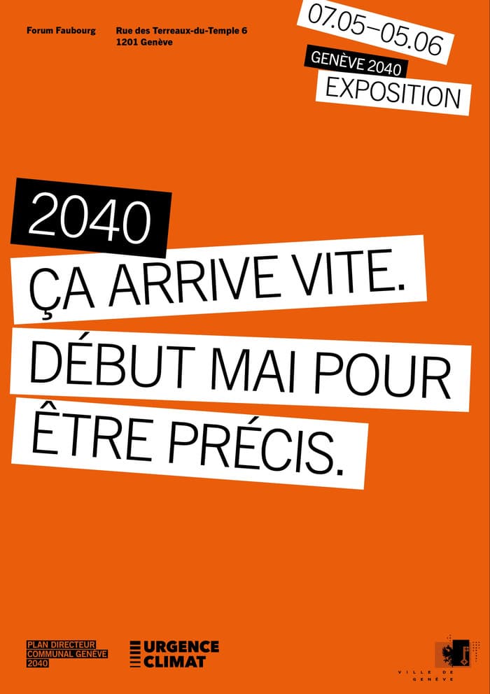 Exposition - Genève 2040