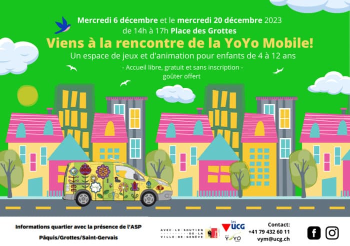 Animations hivernales sur la place des Grottes !