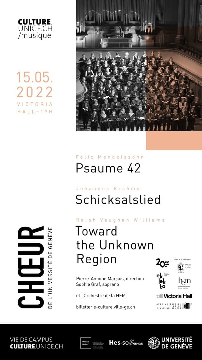 Chœur de l’Université de Genève; Orchestre de la Haute école de musique (HEM)