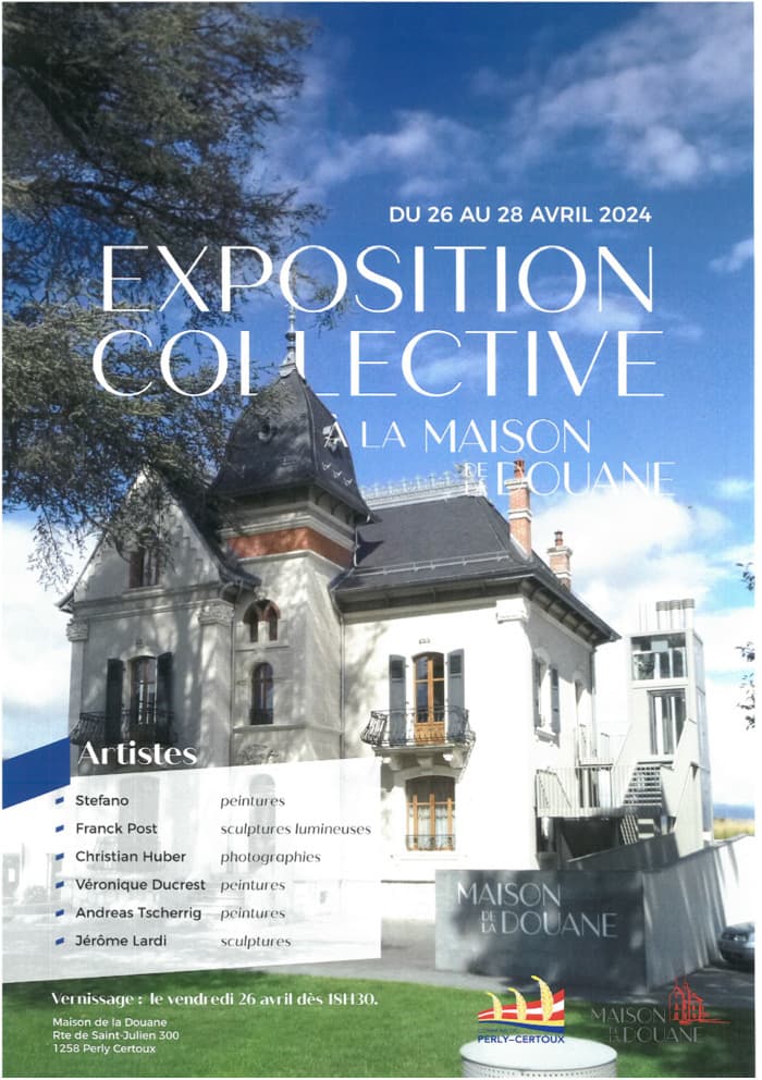 Exposition collective de peintures, sculptures et photographies