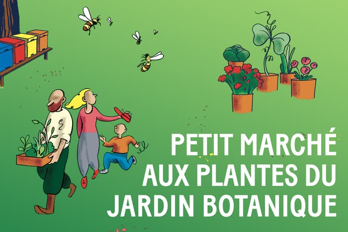 Le petit marché aux plantes du jardin botanique
