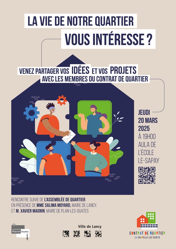 Assemblée du contrat de quartier la Chapelle les Sciers