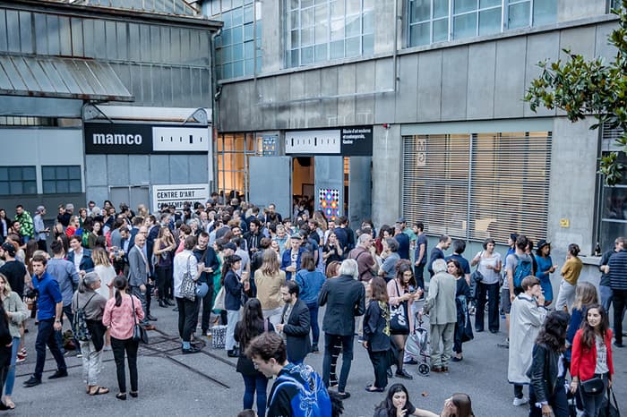 Vernissage de l'exposition "Le MAMCO, de mémoire"