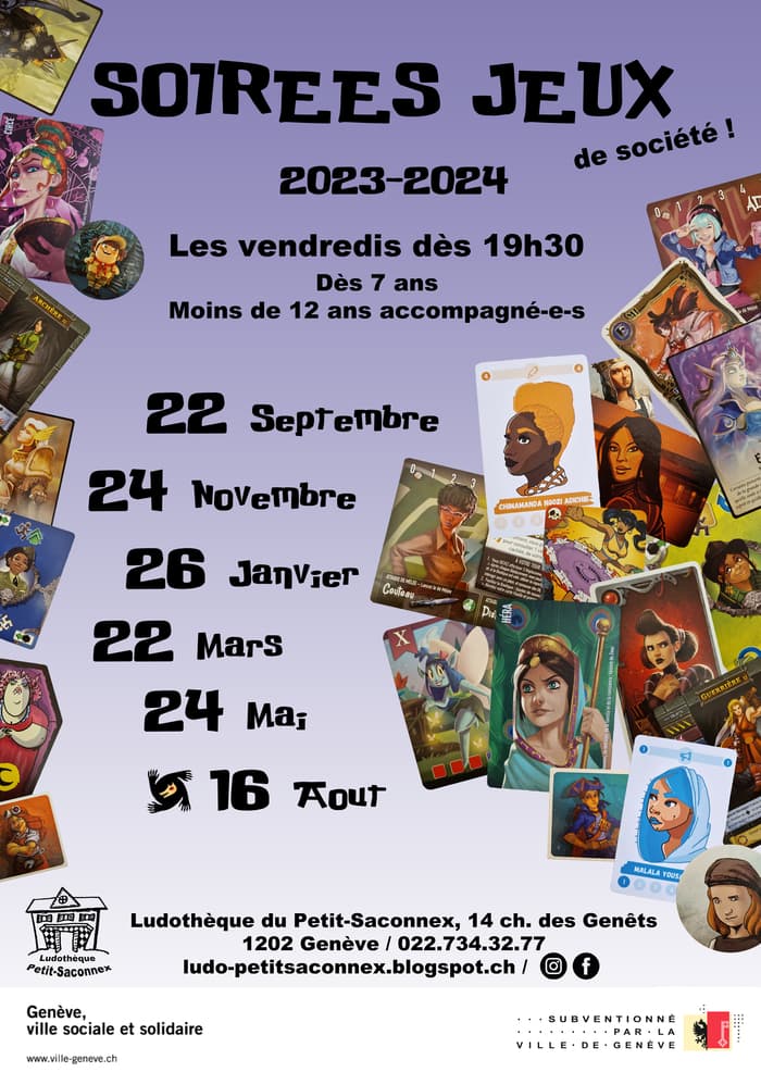 Soirée jeux de société