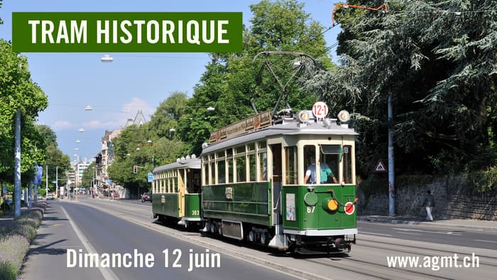 Balade dans Genève en Tram Historique