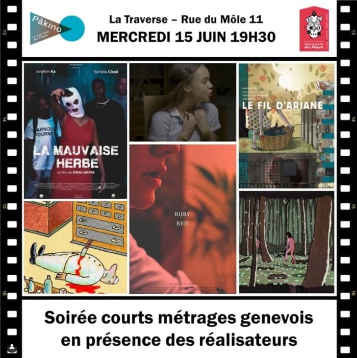 Soirée courts métrages de réalisateurs genevois