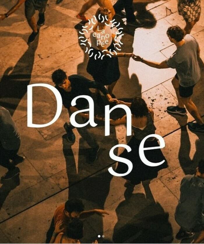 Cours de danse à la Canopée